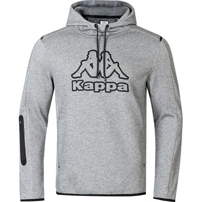 Kappa Мъжки суичър Kappa Tech FL Mens Sweat Pullover Hoody - Grey Marl