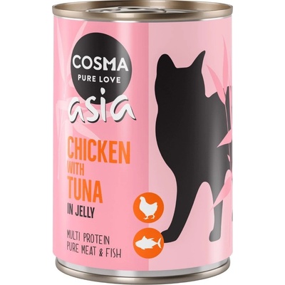 Cosma Thai Asia v želé tuniak a pražma 6 x 400 g