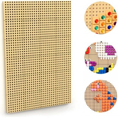 Masterkidz Kreatívna veda STEM Nástenná tabuľa + montážny panel 120x80cm