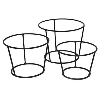 Horecano К-кт стойки за блок маса 3бр КОНУС ЧЕРНИ (12, 5x13x17, 7cm, 15x16x20, 2cm, 17, 7x17, 8x22, 6cm)(SG-79834(S3))(A, B, C) (0184184)