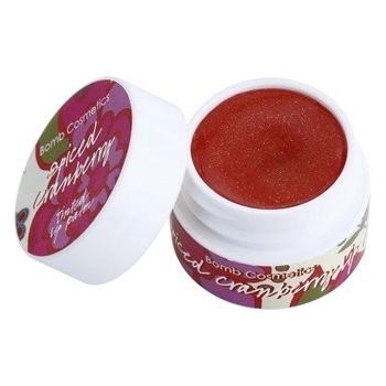 Bomb Cosmetics Spiced Cranberry balzám na rty se třpytkami 9 ml
