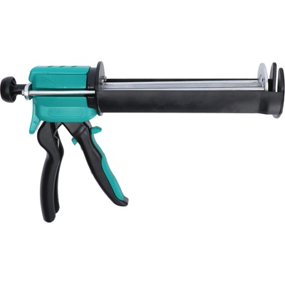 Profesionální pistole dvoupístová vytlačovací pro 400ml kartuše, převodový poměr 29:1, sofrgrip – Sleviste.cz