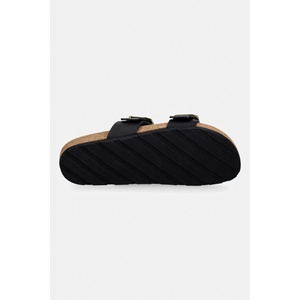 Tommy Hilfiger чехли дамски от кожа TH CLASSIC CORK SANDAL LEATHER (FW0FW09118) - answear - 103,64 лв