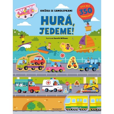Joli Hannah knížka se samolepkami hurá jedeme