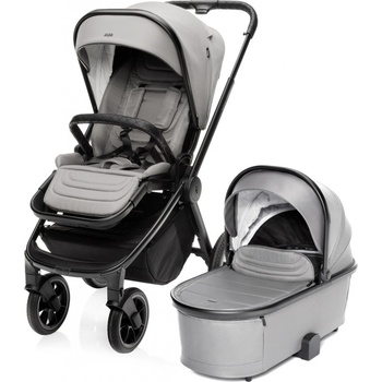 ZOPA Set Move Cross 3 + hluboká korba Move XL 3 + adaptéry 2024 Metal Grey