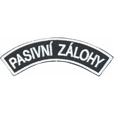 Nášivka: PASIVNÍ ZÁLOHY [bsz] černá | bílá