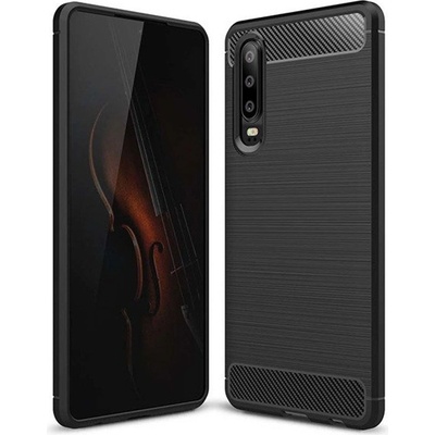 Púzdro Forcell CARBON Case Huawei P30 čierne