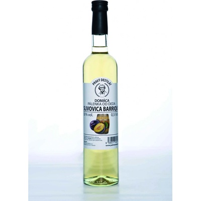Samaria Ovocný Liehovar Domáca od Deda Slivovica Barrique 50% 0,5 l (čistá fľaša)