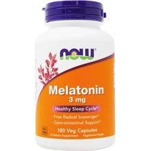 NOW FOODS Melatonin 3 mg 180 žvýkacích pastilek