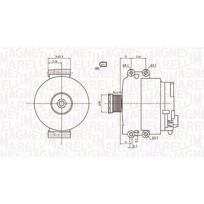 generátor MAGNETI MARELLI 063731774010