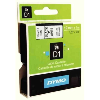 Páska Dymo 12mm 45013, D1 čierna na bielu
