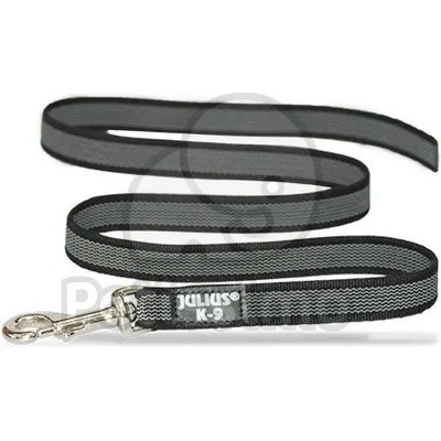 Julius-K9 гумирана каишка, черна / 14 мм 2 м