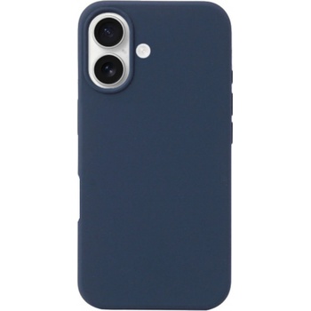 Apple Оригинален силиконов калъф IPHONE 16 Dark Blue MagSafe