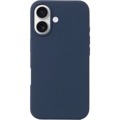 Apple Оригинален силиконов калъф IPHONE 16 Dark Blue MagSafe