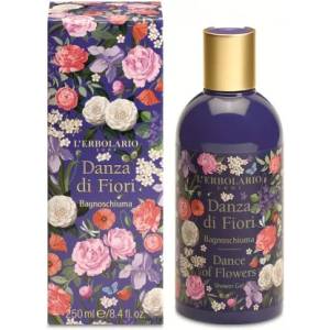L'Erbolario Danza di Fiori Shower Gel - Тонизиращ и освежаващ душ-гел с флорални нотки 250мл