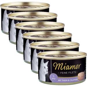 Miamor Консерва Miamor Filet тонка и калмари 6 x 100 г