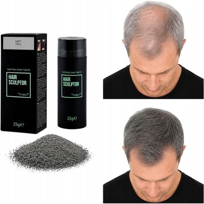 SIBEL HAIR SCULPTOR GREY Vlákna pro zahuštění vlasů ŠEDÁ 25 G P004222
