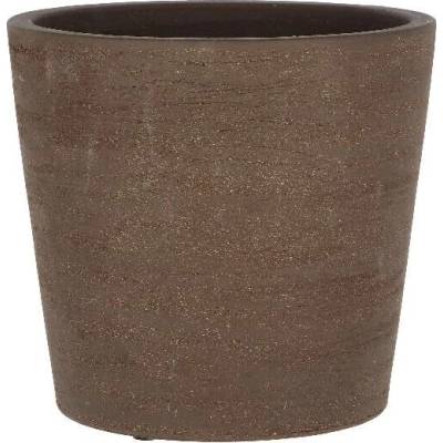 Esschert Design Květináč UNGLAZED, hnědá, terakota, 25x24x25cm