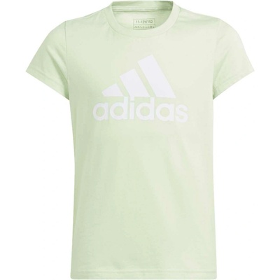 adidas Big Logo Tee svetlo zelená biela