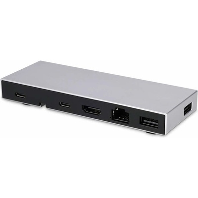 LMP USB-C Compact Dock 2 - мултифункционален хъб за свързване на допълнителна периферия за компютри с USB-C (сребрист)