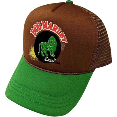 Bob Marley Exodus Lion Шапка с козирка Brown & Green UNI (BMAMBCAP02BRGR)