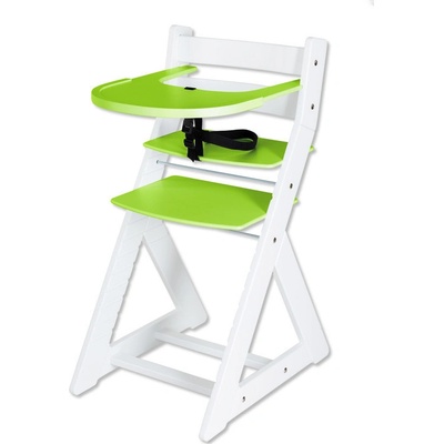Hajdalánek Rostoucí židle Ela velký pultík bílá / zelená