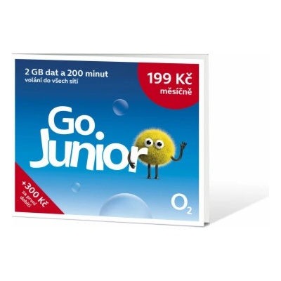 O2 Předplacená karta Go Junior