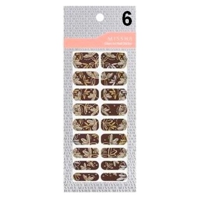Missha Glam Art Nail Sticker No6 Nálepky na nehty