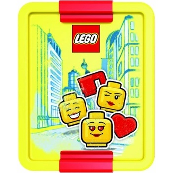 Smartlife LEGO® Iconic Girl box na svačinu žlutá/červená