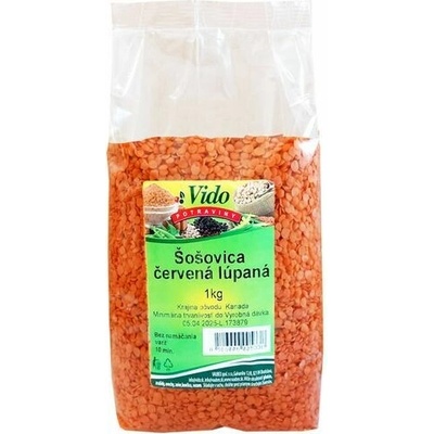 Vido Šošovica červená lúpaná polená 1 kg