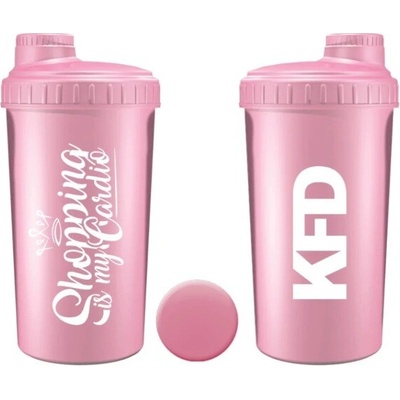 Šejkr KFD růžový - Shopping 700 ml