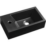SAPHO Small Amarok 40x22 cm left matt black (AR400B)