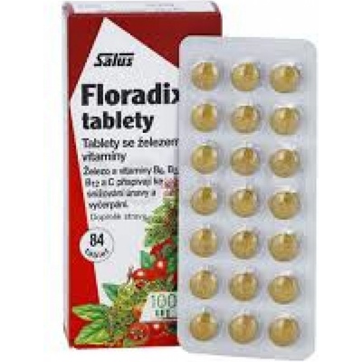 Salus Floradix Železo+ 84 tablet