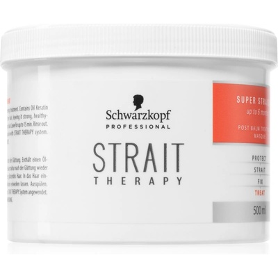 Schwarzkopf STRAIT Therapy Post Balm Treatment реструктурираща маска за укрепване на косата 500ml