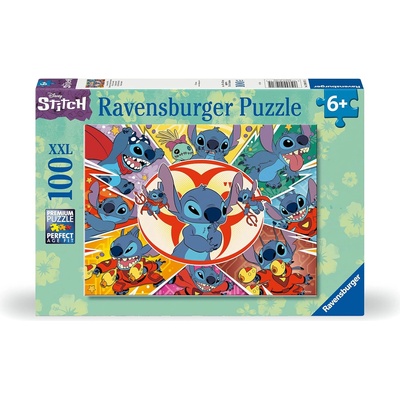 Ravensburger Пъзел Ravensburger от 100 XXL части - Disney: Стич (12001071)