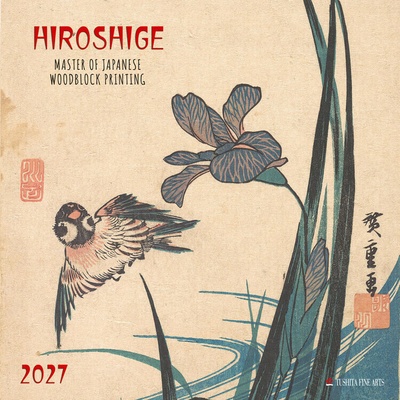 Hiroshige Japonský dřevotisk 16měsíční, 30 x 30 cm 2027