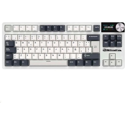 Royal Kludge RK S85 White Night Gaming Keyboard Beige switch
