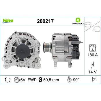 Alternátor VALEO 200217