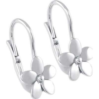 Soliter Půvabné stříbrné náušnice Kytičky 431 001 02618 04