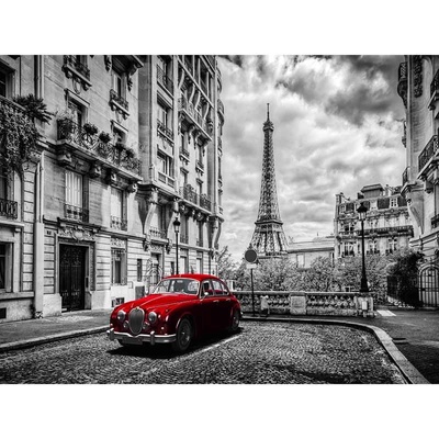Ceduľa Paríž - Red Car