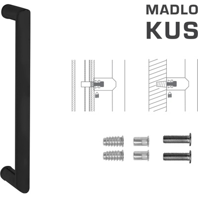 MPkovania FT - MADLO kód K02 Ø 25 mm SP ks Rozteč madla: 1200 mm, Rozmer profilu madla: Ø 25 mm, Dĺžka: 1225 mm