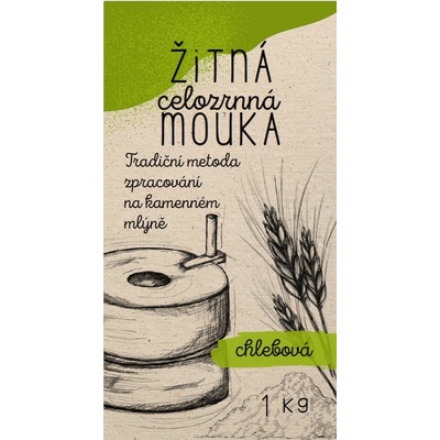 Slunečnice žitná chlebová mouka celozrnná 1 kg