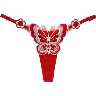 Amparo Miranda® Erotické nohavičky Butterfly B253 Červená