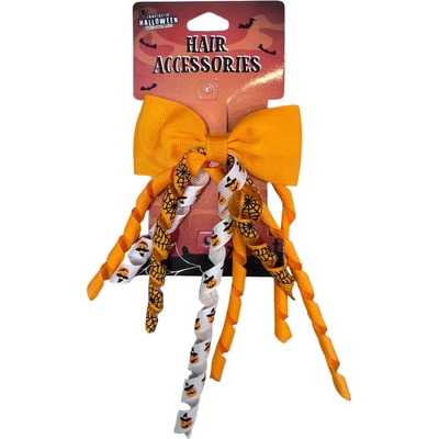 Sparkys Halloweenská sponka s mašľou a stuhami