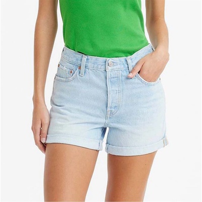 Levi's Levis 501 Rolled Short Glaring Tailored Womens - Blue