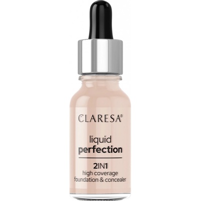 Claresa Liquid Perfection Korektor a krycí make-up 2v1 103 Cool Medium 18 g