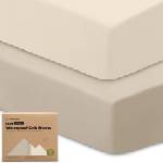 KeaBabies Чаршаф И Протектор 2в1 Protect+ 60Х120См 2 Броя Бежов KeaBabies (KB-WPCS-ECR)