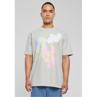 Mister Tee Тениска Abstract Oversize Tee lightasphalt XXLUB-MT2423-02946 - Тъмносив, размер XS