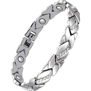 HARAHU Дамски гривна ad-38801 - Сребриста / 21, 5см kp38801 (ad-38801)