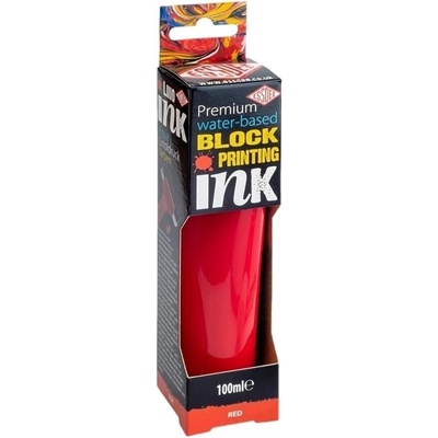 Essdee Premium Block Printing Ink Боя за линогравюра Brilliant Red 100 ml (LPI/02R100)